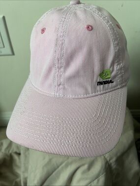 Collectible NVIDIA Light Pink Pinstripe Baseball Hat with Green Logo